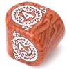 Tout Pour le Jeu Dé 4 faces Steampunk moderne (forme arrondie)