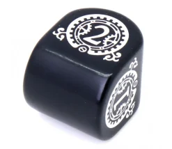 Tout Pour le Jeu Dé 4 faces Steampunk moderne (forme arrondie)
