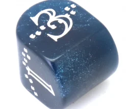 Tout Pour le Jeu Dé 4 faces étincelant Sparkling Llama moderne (forme arrondie)