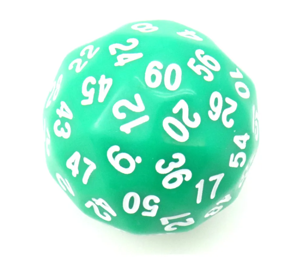 Tout Pour le Jeu Dé 60 faces vert D60 de jeu