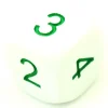 Tout Pour le Jeu Dé à jouer 2 3 3 4 4 5 moyenne de 16 mm BLANC