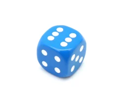 Tout Pour le Jeu Dé à jouer 22 mm bleu de 1 à 6