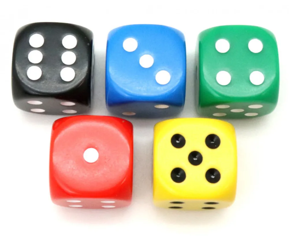 Tout Pour le Jeu Dé à jouer 22 mm bleu de 1 à 6