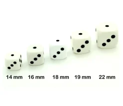 Tout Pour le Jeu Dé à jouer 19 mm classique points 1 à 6 jeux de société
