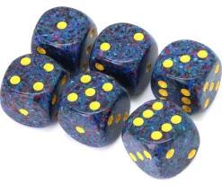 Tout Pour le Jeu Dé à jouer 16 mm effet granit Speckled - Twilight- Chessex