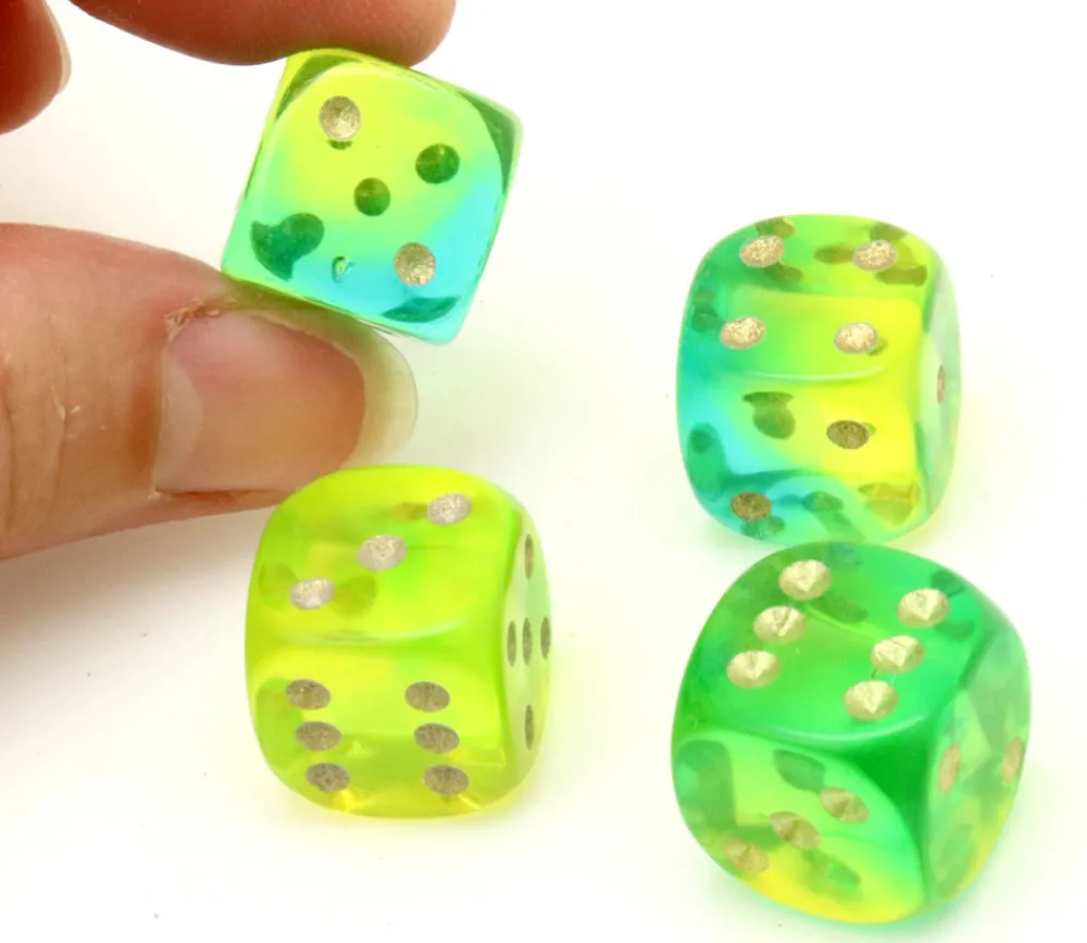 Tout Pour le Jeu Dé à jouer 15 mm gem bicolore blitz