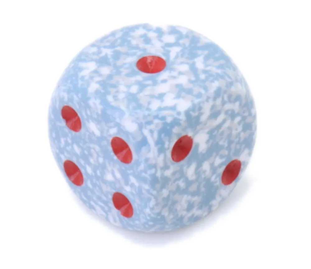 Tout Pour le Jeu Dé à jouer 16 mm gris effet granit Speckled - Air- Chessex