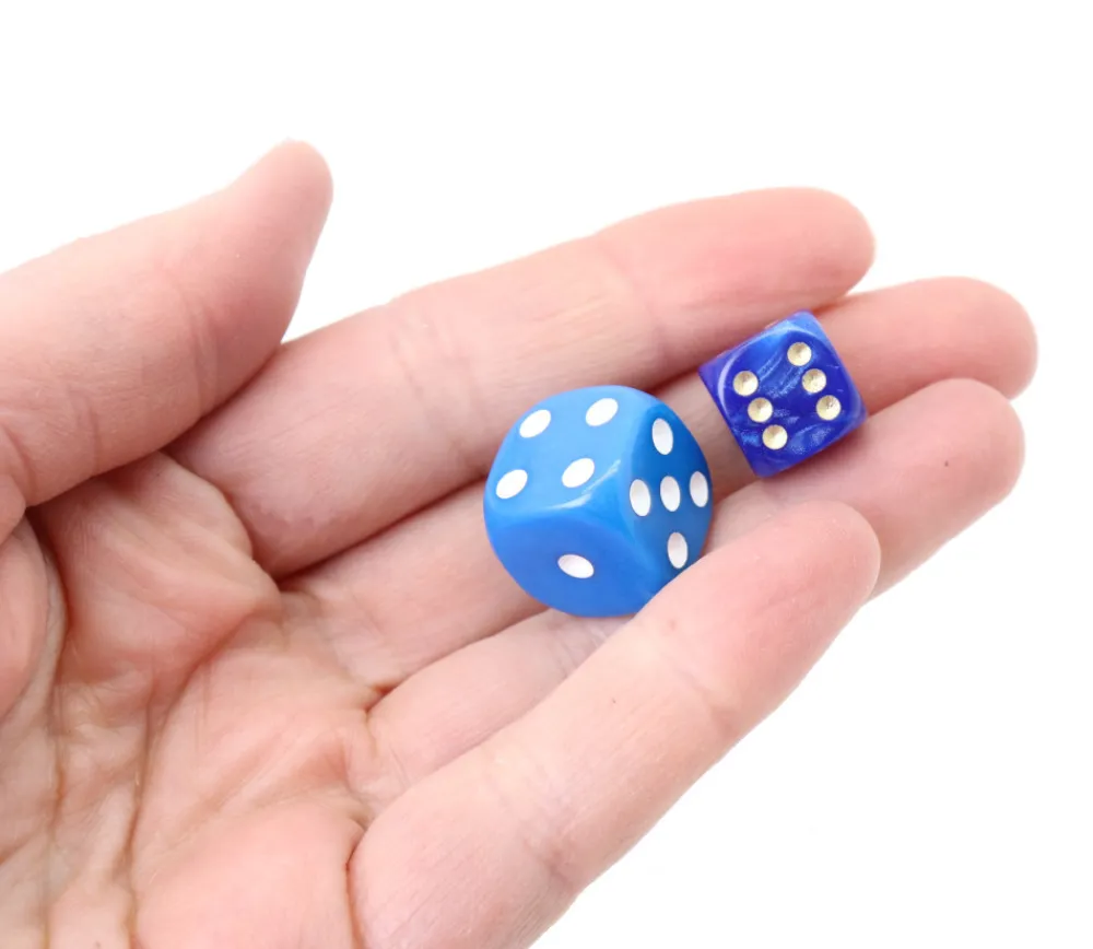 Tout Pour le Jeu Dé à jouer 12 mm nacré à l'unité couleur à choisir