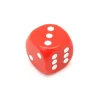 Tout Pour le Jeu Dé à jouer 22 mm rouge de 1 à 6