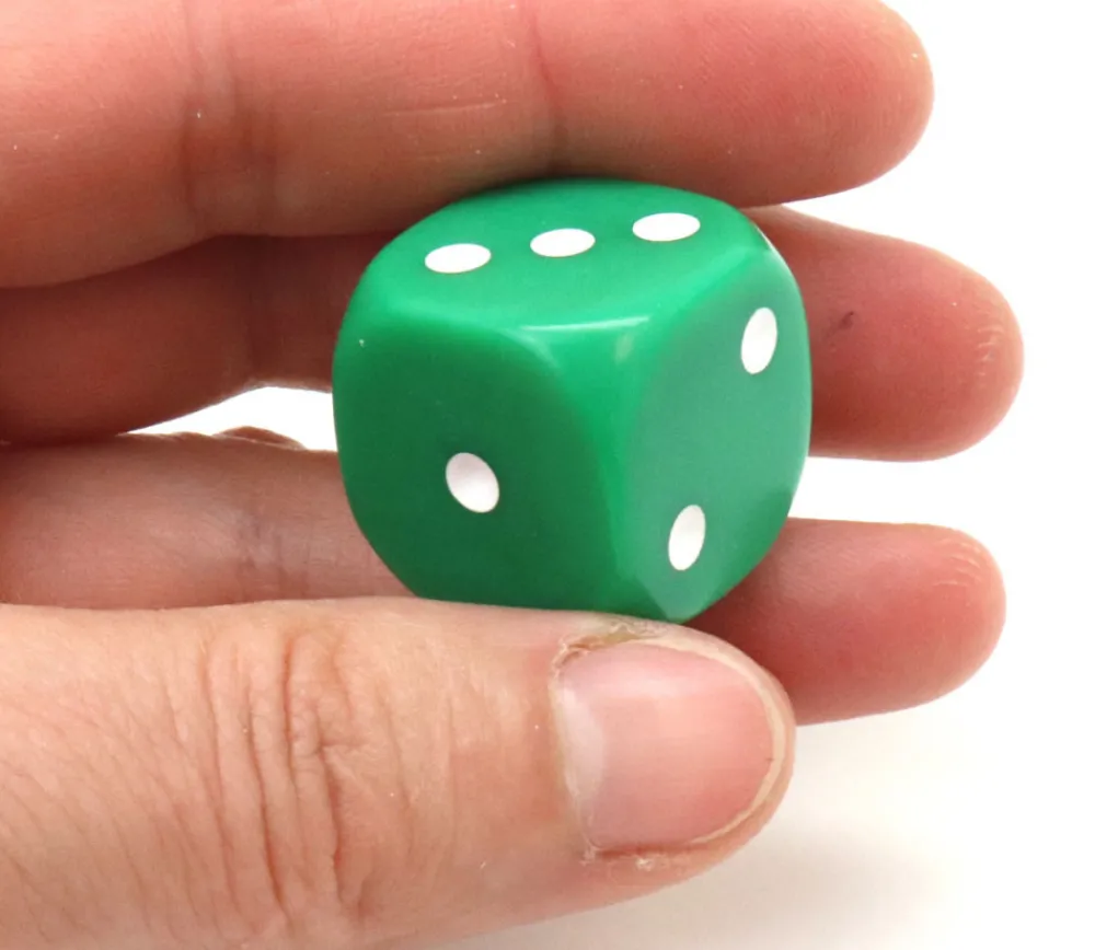 Tout Pour le Jeu Dé à jouer 22 mm vert de 1 à 6