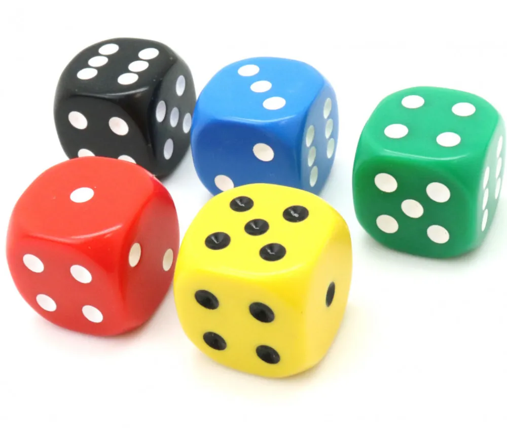 Tout Pour le Jeu Dé à jouer 22 mm vert de 1 à 6