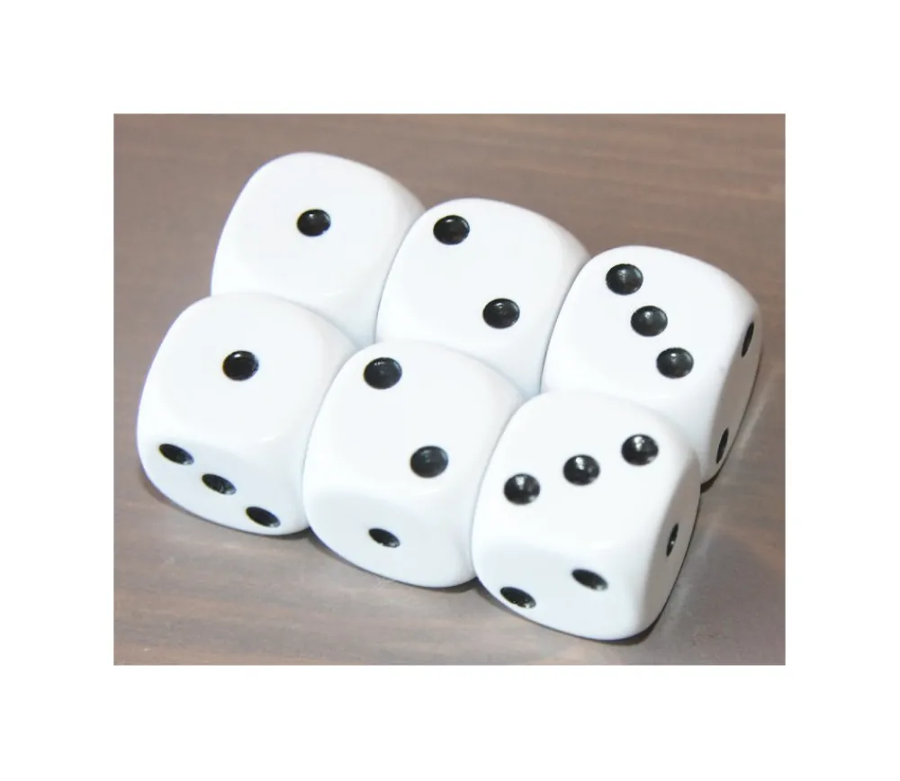 Tout Pour le Jeu Dé à jouer avec points 123 de 16mm de côté