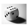Tout Pour le Jeu Dé à jouer blanc classique 16 mm points de 1 à 6 pour jeu de société