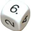 Tout Pour le Jeu Dé à jouer chiffres 123456 16 mm de côté BLANC