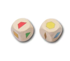 Tout Pour le Jeu Dé à jouer formes géométriques couleurs - 20 mm