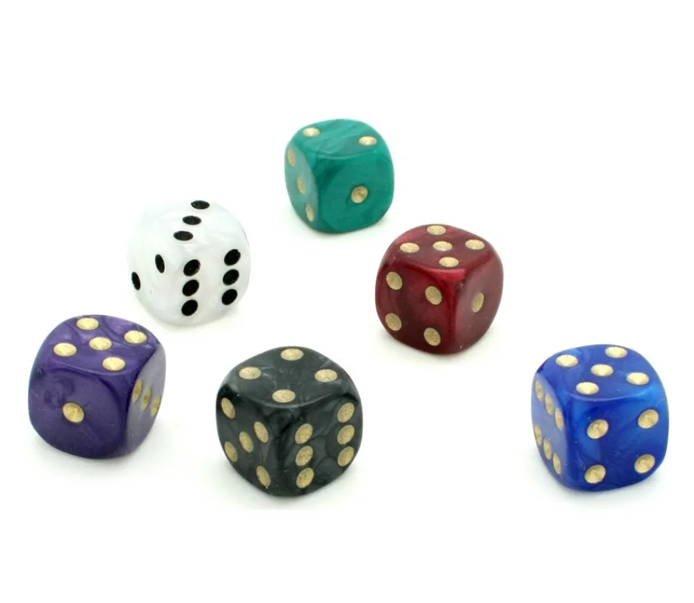 Tout Pour le Jeu Dé à jouer nacré violet 16 mm