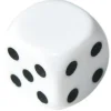 Tout Pour le Jeu Dé 16 mm 1 face neutre et 5 faces points plastique