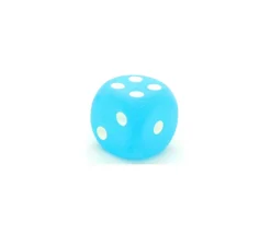 Tout Pour le Jeu Dé 16 mm givré bleu caraïbe