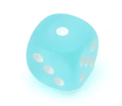 Tout Pour le Jeu Dé 16 mm givré turquoise