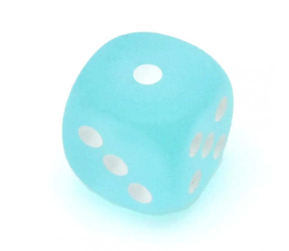 Tout Pour le Jeu Dé 16 mm givré turquoise