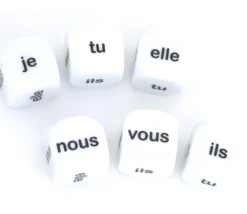 Tout Pour le Jeu Dé 22 mm pronom personnel je tu elle nous vous ils