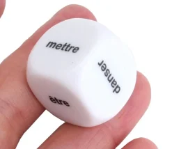Tout Pour le Jeu Dé 22 mm verbe avoir être danser finir prendre mettre