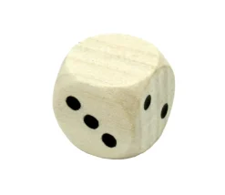 Tout Pour le Jeu Dé 12345 Neutre en bois 25 mm
