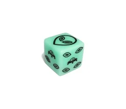 Tout Pour le Jeu Dé alien phosphorescent 16 mm