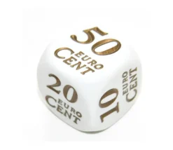 Tout Pour le Jeu Dé avec centimes euros de 1 à 50 cent