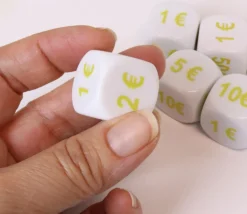 Tout Pour le Jeu Dé avec euros de 1 € à 50 €