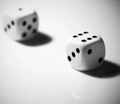Tout Pour le Jeu Dé blanc 14 mm de 1 à 6 pour jeu de société