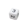 Tout Pour le Jeu Dé chiffre 15 mm BLANC coins droits D6 chiffres 1 à 6