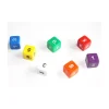 Tout Pour le Jeu Dé chiffres 14 mm opaques chiffres coins droits à l'unité (couleur au hasard)