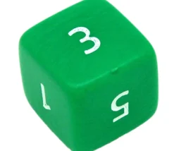 Tout Pour le Jeu Dé chiffres 24 mm opaques cubes coins droits à l'unité (couleur au hasard)