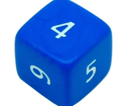 Tout Pour le Jeu Dé chiffres 24 mm opaques cubes coins droits à l'unité (couleur au hasard)