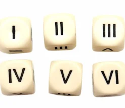 Tout Pour le Jeu Dé chiffres romains I II III IV V VI