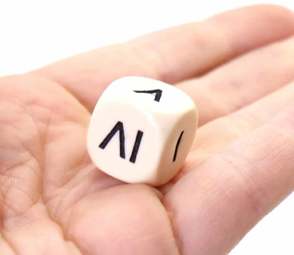 Tout Pour le Jeu Dé chiffres romains I II III IV V VI