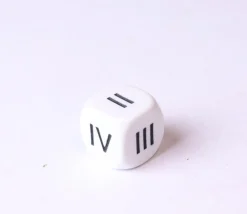 Tout Pour le Jeu Dé chiffres romains I,II,III,IV,IV,V