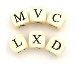 Tout Pour le Jeu Dé chiffres romains V X L C D M