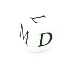Tout Pour le Jeu Dé chiffres romains V X L C D M