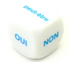 Tout Pour le Jeu Dé de Décisions : OUI NON Peut-être