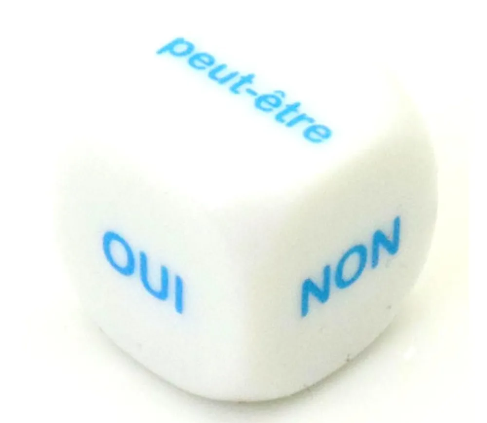 Tout Pour le Jeu Dé de Décisions : OUI NON Peut-être