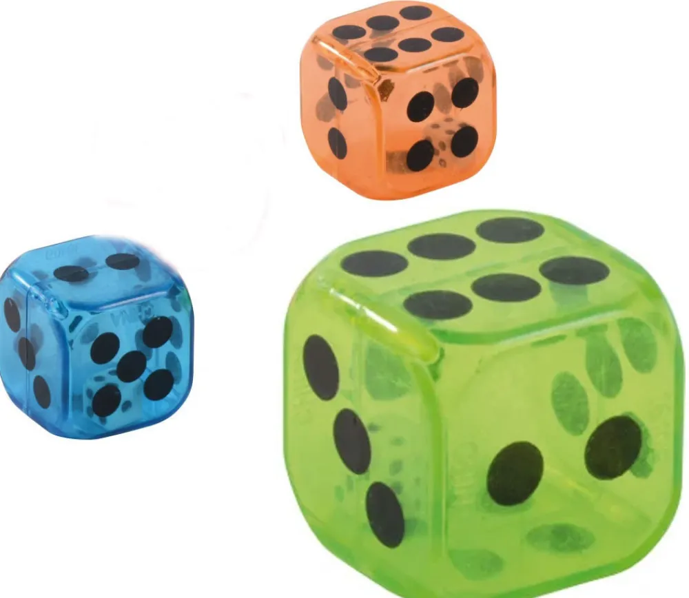 Tout Pour le Jeu Dé double 2.7 cm avec 1 mini dé à l'intérieur