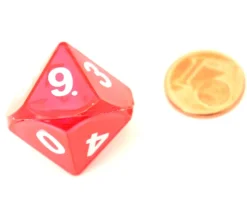 Tout Pour le Jeu Dé double 10 faces avec 1 mini dé 10 faces à l'intérieur (couleur mise au hasard)