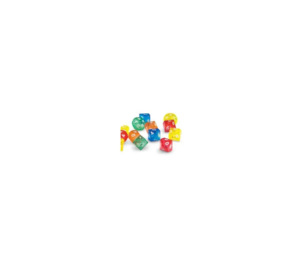 Tout Pour le Jeu Dé double 10 faces avec 1 mini dé 10 faces à l'intérieur (couleur mise au hasard)