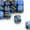 Tout Pour le Jeu Dé effet bleu noir 16 mm gemini