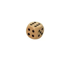Tout Pour le Jeu Dé en bois 25 mm de 1 à 6 pour jeu de société