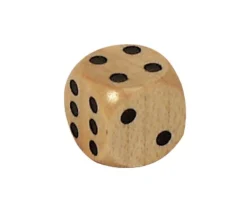 Tout Pour le Jeu Dé en bois 14 mm de 1 à 6 pour jeu de société
