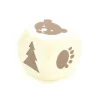 Tout Pour le Jeu Dé en bois ours patte sapin 18 mm