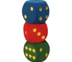 Tout Pour le Jeu Dé géant 16 cm en mousse tactile ROUGE